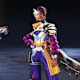 Rampart's legendary 'Soiree Away' skin and the Spitfire skin 'Belle of the Ball' in the Apex Legends Unveiled Collection Event.